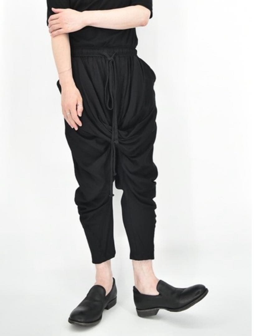 パンツ Julius Shirring Crotch Indirect Pants 2