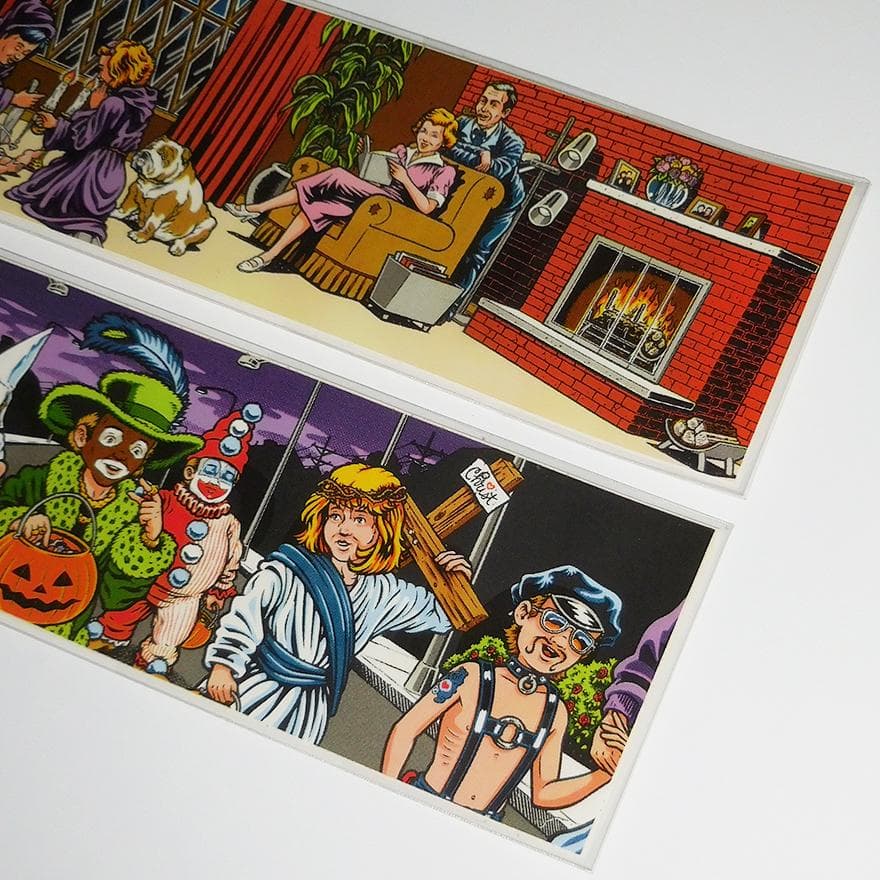 Supreme ショーン クリバー ボックスロゴ ステッカー 2枚 ハロウィン