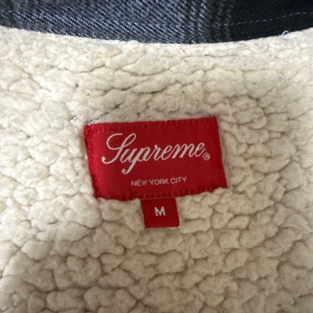 ゆう！！Supreme Buffalo Plaid Sherpa