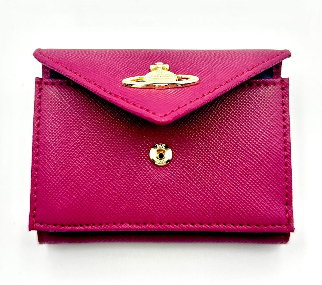 【最新✦希少】Vivienne Westwood 三つ折り財布 レッド 赤