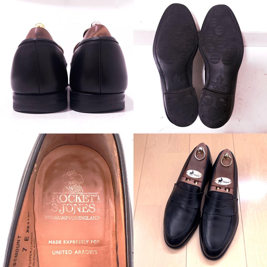 657.CROCKETT&JONES ROSEMOUNT ペニーローファー 7E