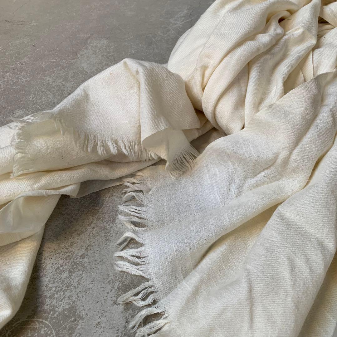 希少　vintage アンゴラウール　100% ショール　ストール