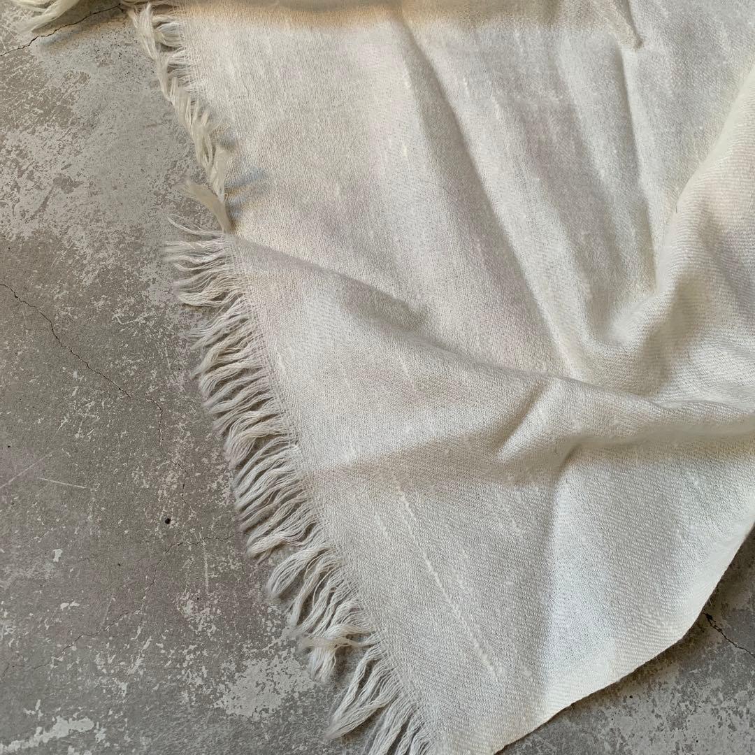 希少　vintage アンゴラウール　100% ショール　ストール