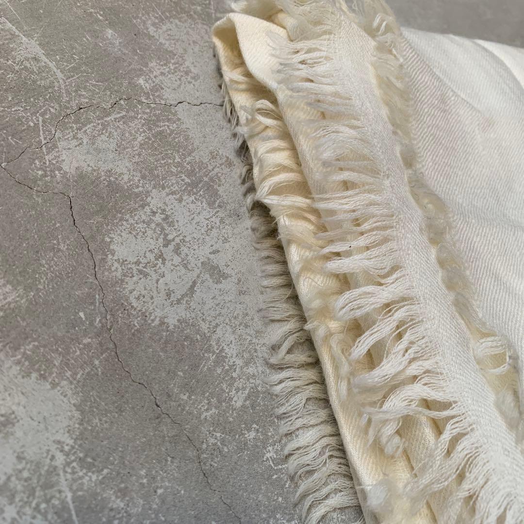 希少　vintage アンゴラウール　100% ショール　ストール