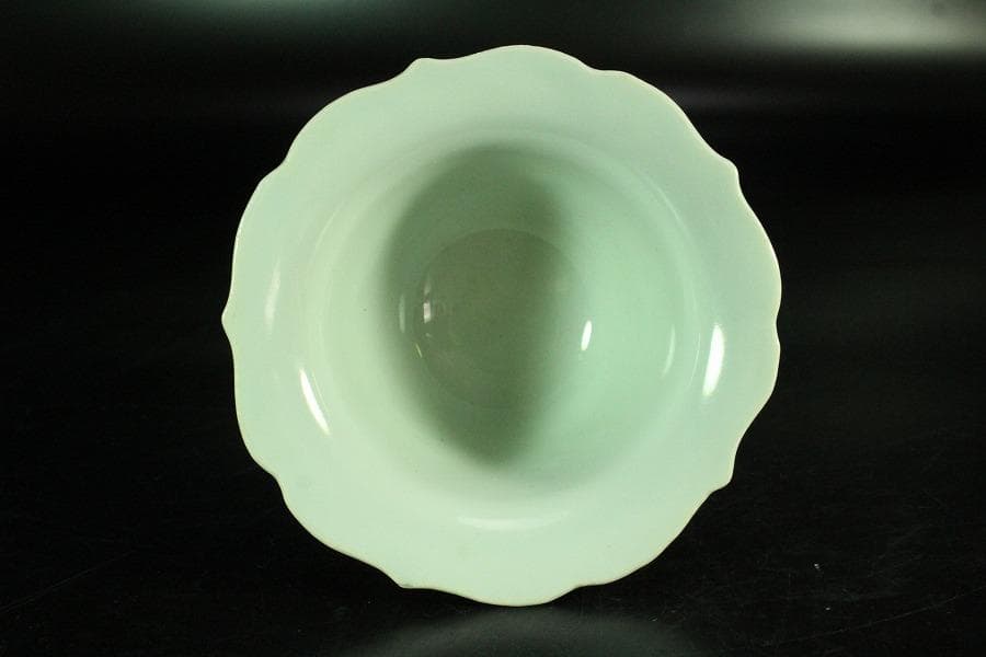 中国美術 貼枝花 高碗(K-A728)