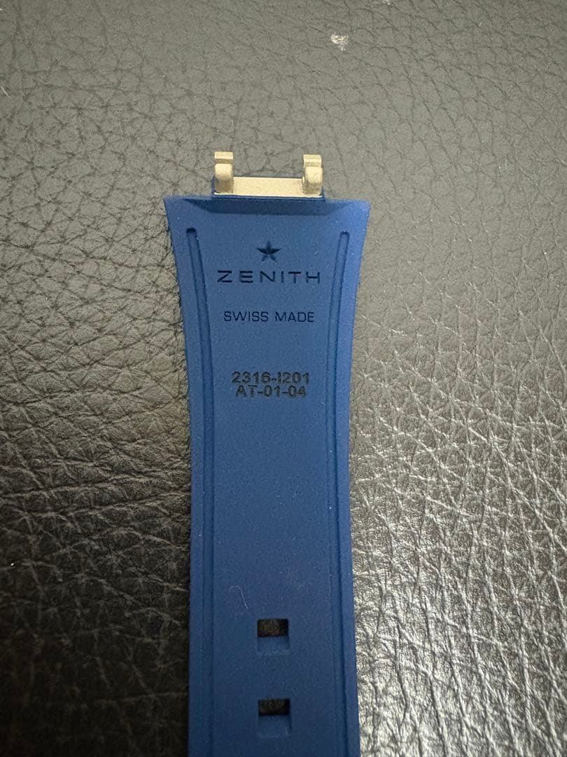 ZENITH / ゼニス デファイ スカイライン ラバーストラップ　バックル付き