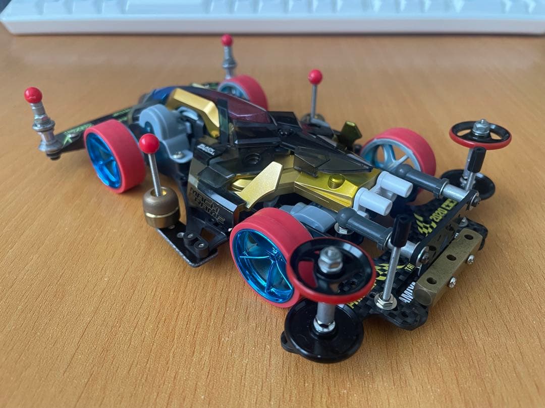 ミニ四駆　マッハフレーム　ブラックスペシャル　完成車