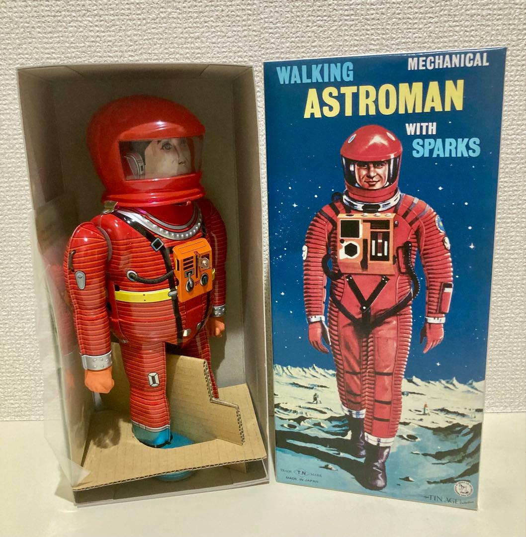 大阪ブリキ玩具資料室 野村トーイ復刻版『ASTROMAN 赤』箱付/復刻品