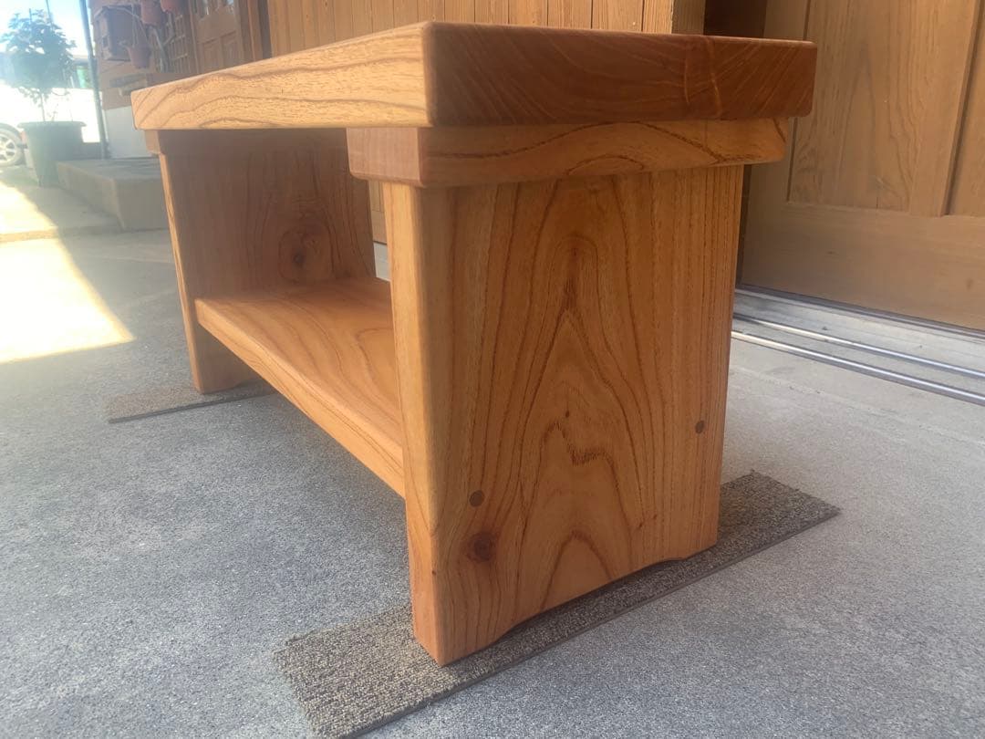 専用☆夏セール✨A:サイドテーブル、TV台、飾り棚＊棚有【魅力的な杢目、色艶】