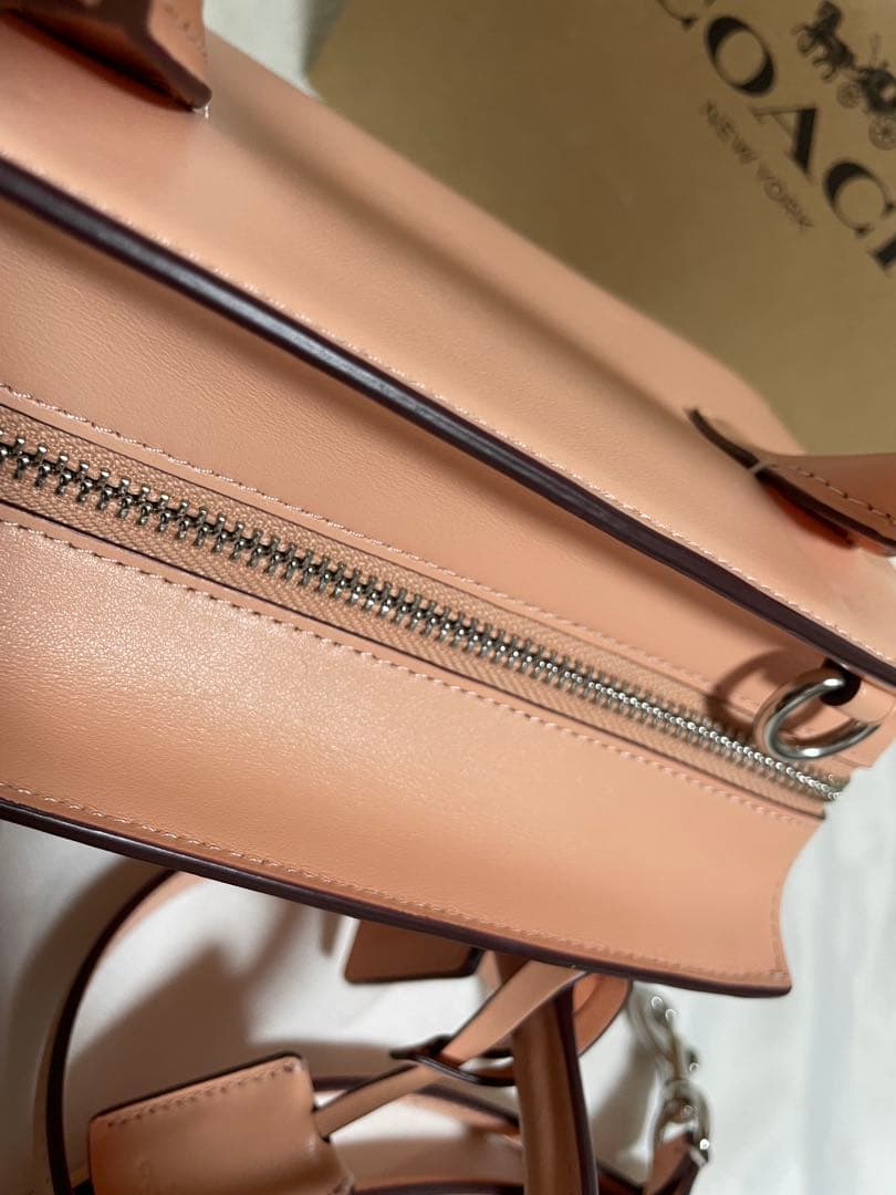 [美品] ❤️COACHアンドレア キャリーオール ピンク ハンドバッグ❤️