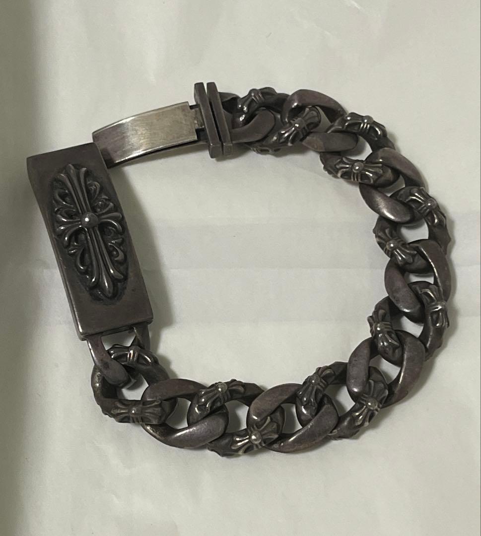 クロムハーツ フローラルクロスIDブレスレット