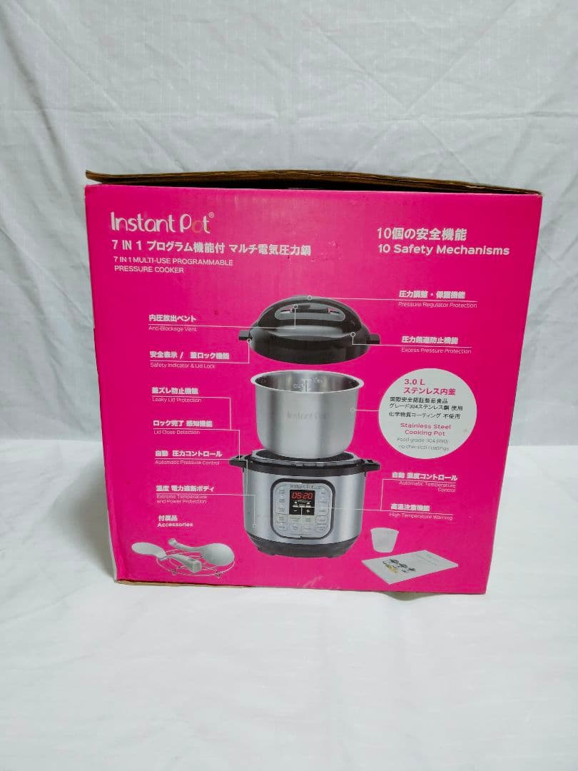 未使用 Instant Pot DUO Mini 電気圧力鍋 3L