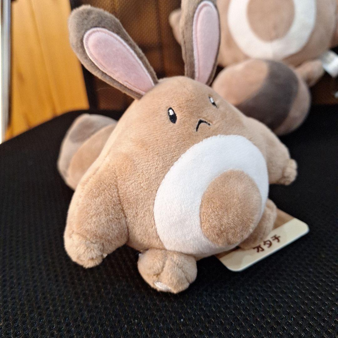 旧タグ付き　ポケモンセンター　オタチ　FIT　ぬいぐるみ