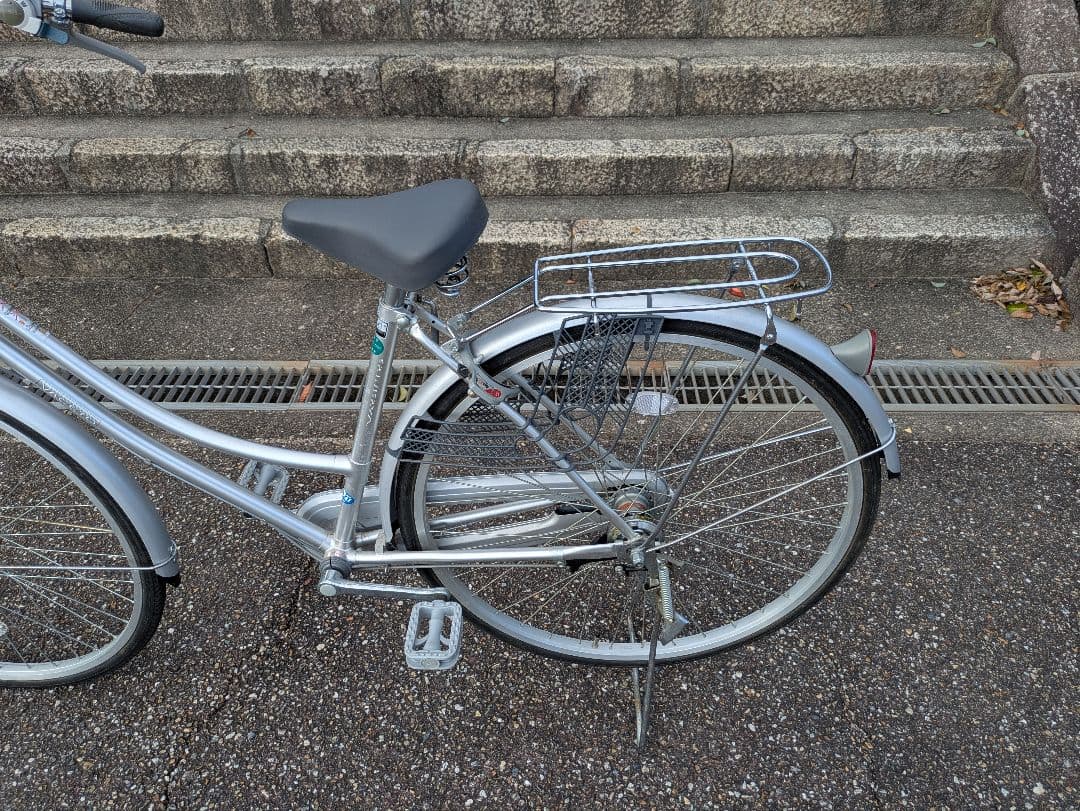 美品 27 インチ 自転車 軽快車 シティサイクル 名古屋市引き取り限定