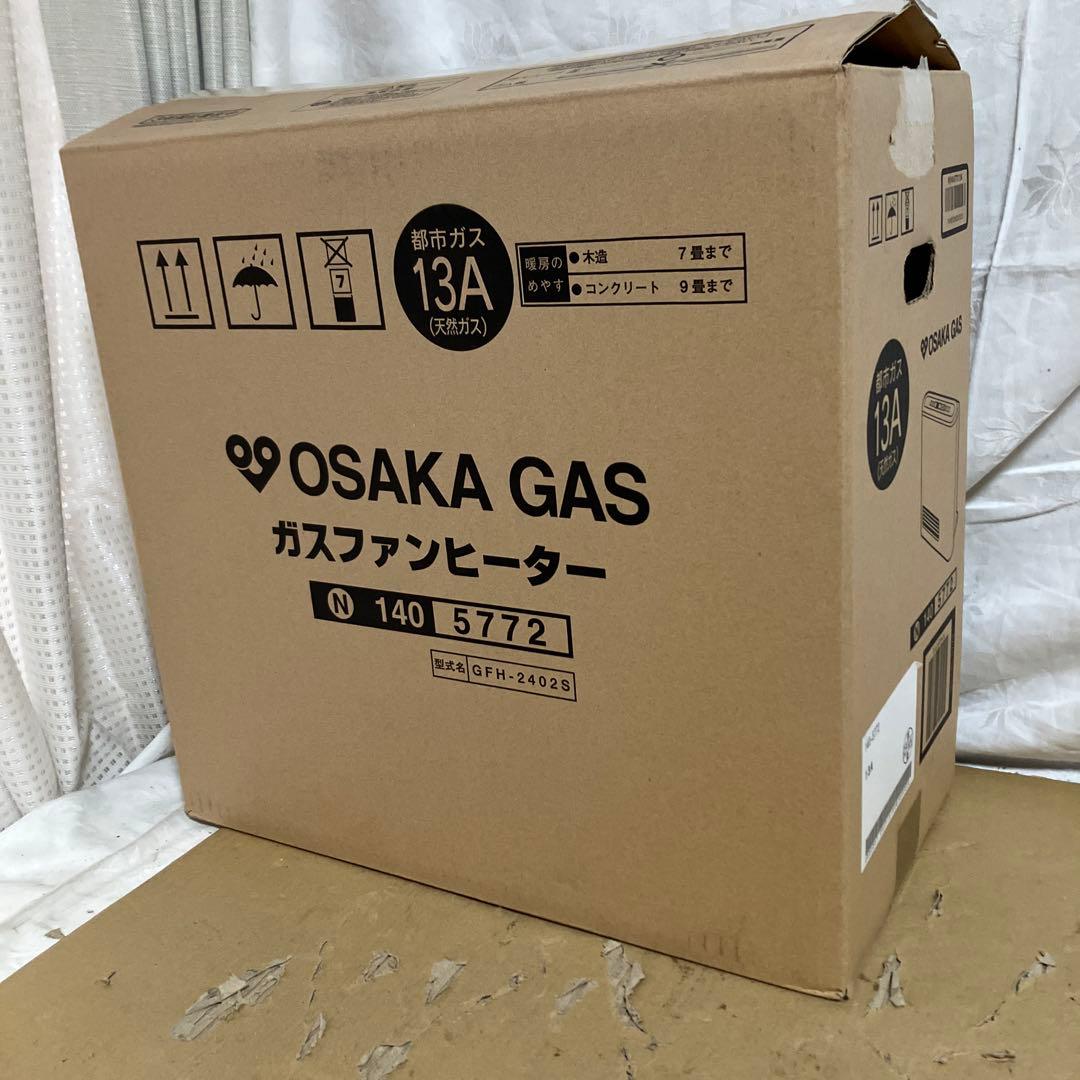 OSAKA GAS　ガスファンヒーター　140 5772　都市ガス　13A