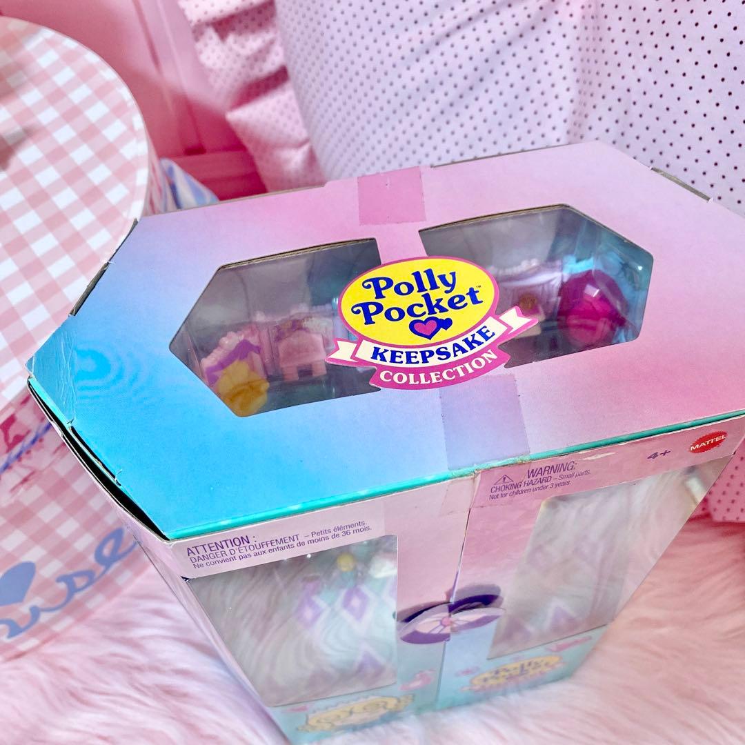 ポーリーポケット　ユニコーン　ジュエリーボックス　リング　復刻　コンパクト