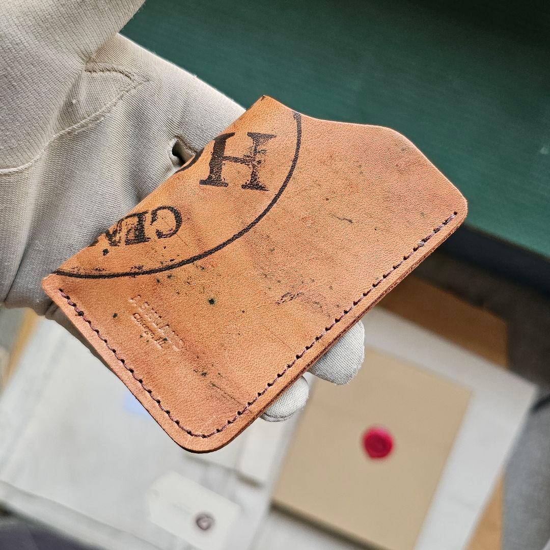 未使用 カードケース CORDOVAN シェルコードバン コードバン ホーウィン