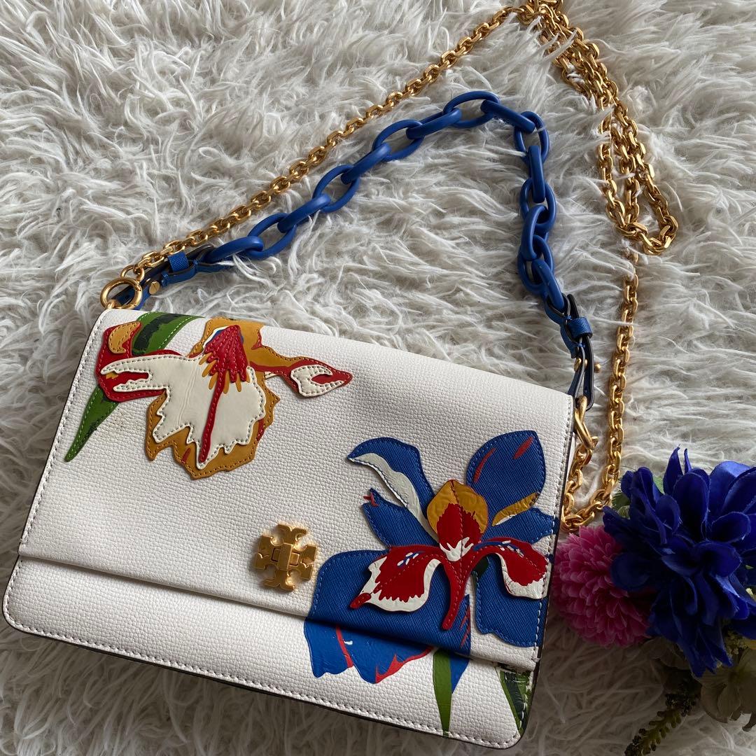 NikoTORY BURCH レザー キラ ショルダーバッグ