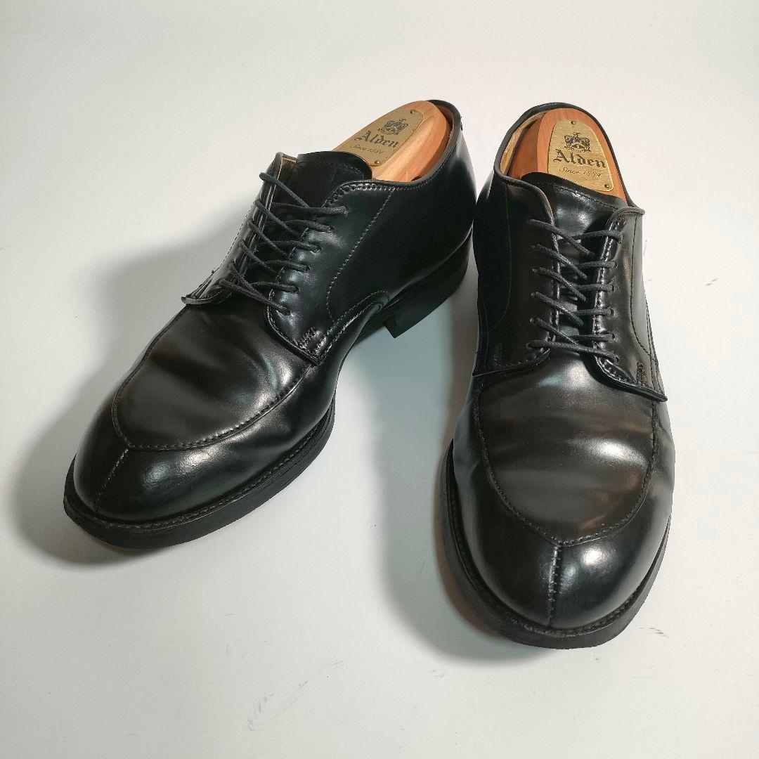 オールデン 54331 Vチップ コードバン 6.5D 黒 モディファイドラスト