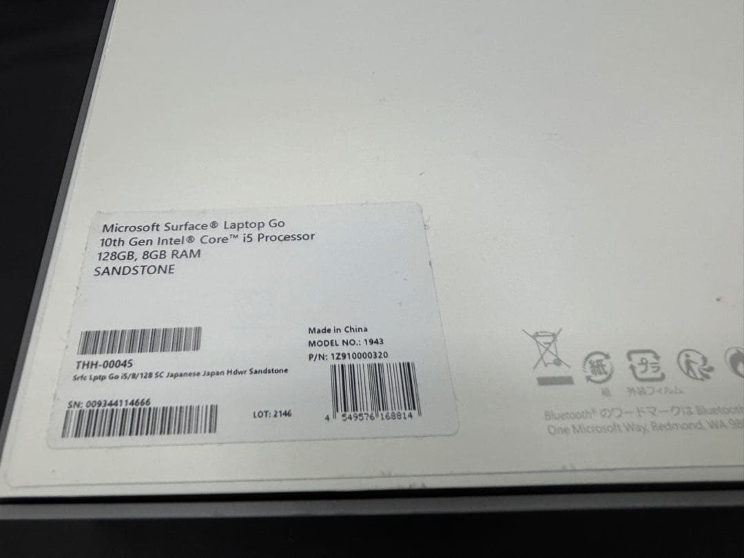 【美品】THH-00045 Surface Laptop Go