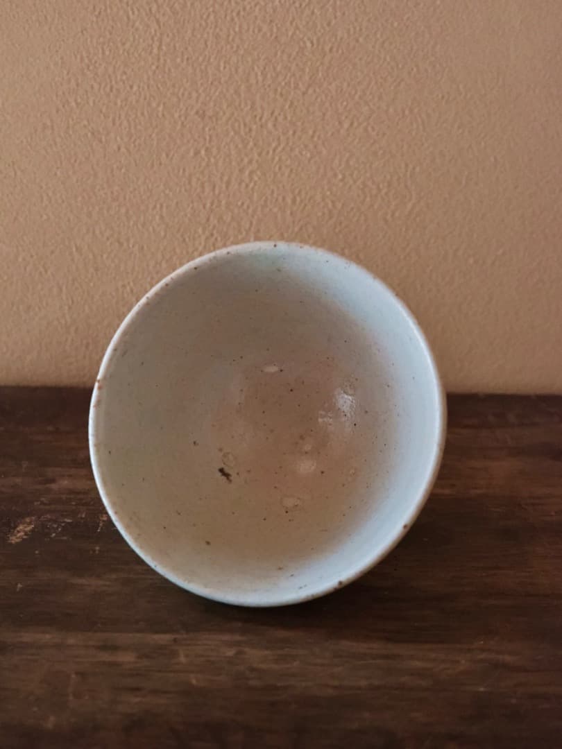 李朝　朝鮮美術　白磁　茶碗　茶道具　古民藝　陶磁工芸　古道具　Q2311