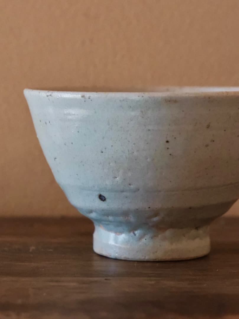 李朝　朝鮮美術　白磁　茶碗　茶道具　古民藝　陶磁工芸　古道具　Q2311