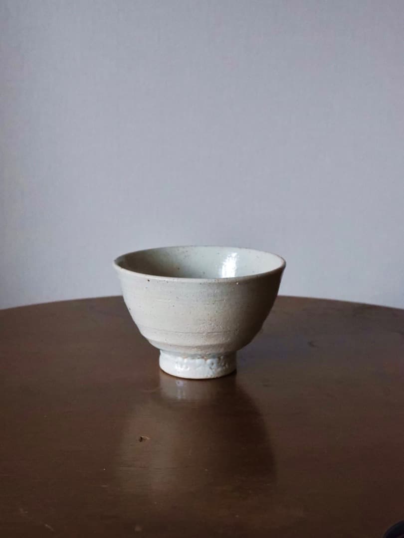 李朝　朝鮮美術　白磁　茶碗　茶道具　古民藝　陶磁工芸　古道具　Q2311