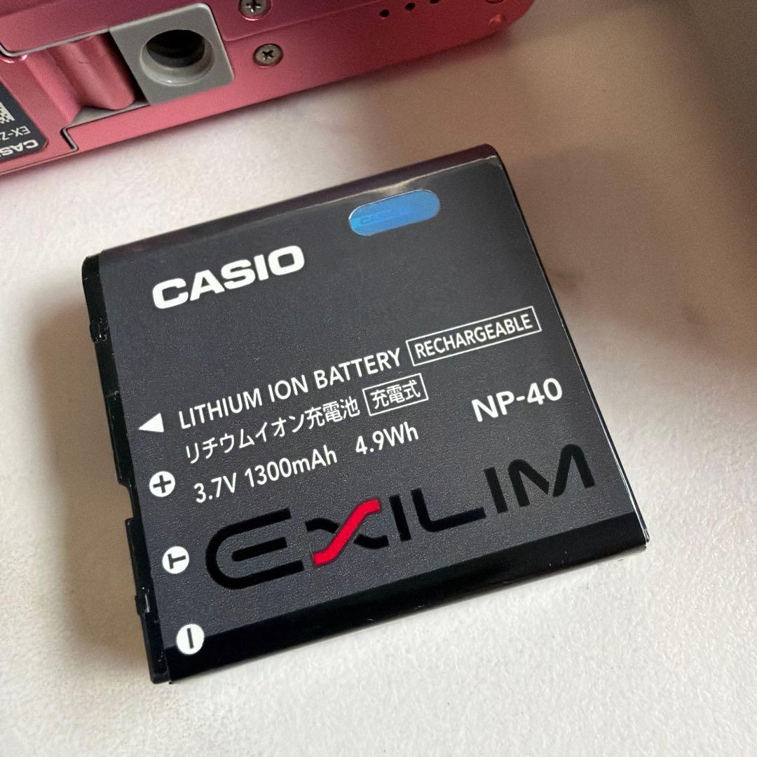 【動作確認済】　カシオ　エクシリム EX-Z100 デジカメ　ピンク