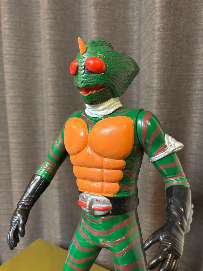全高43cm 巨大フィギュア 仮面ライダーアマゾン パチソフビ 無版権