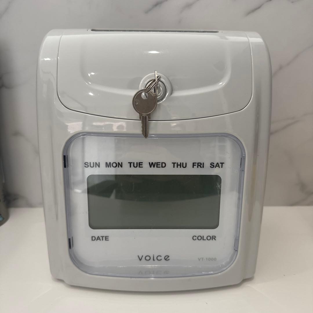 タイムカード タイムレコーダー VT-1000 ホワイト