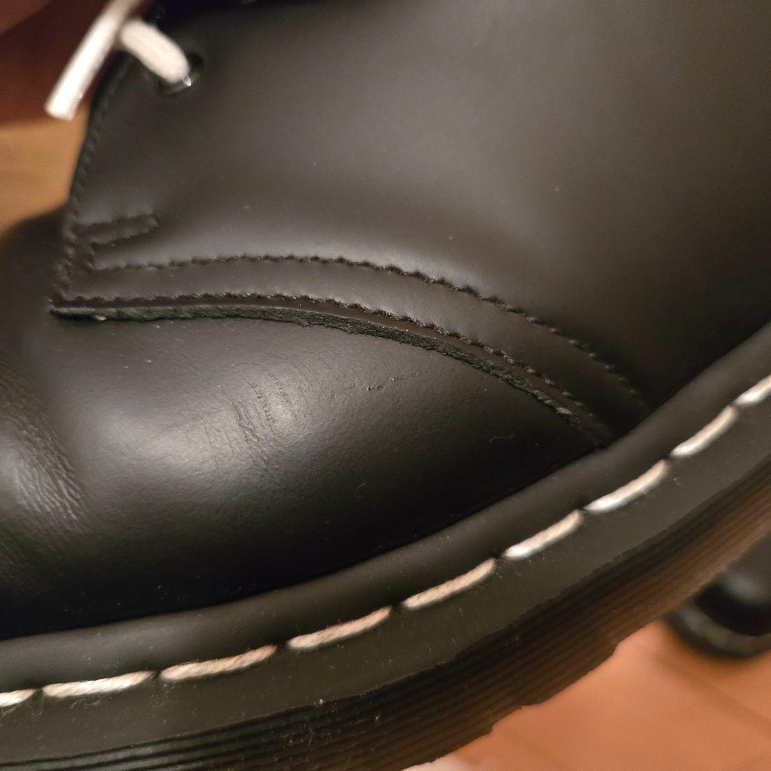 ドクターマーチン 3ホール 1461 ホワイトステッチ 8UKサイズ