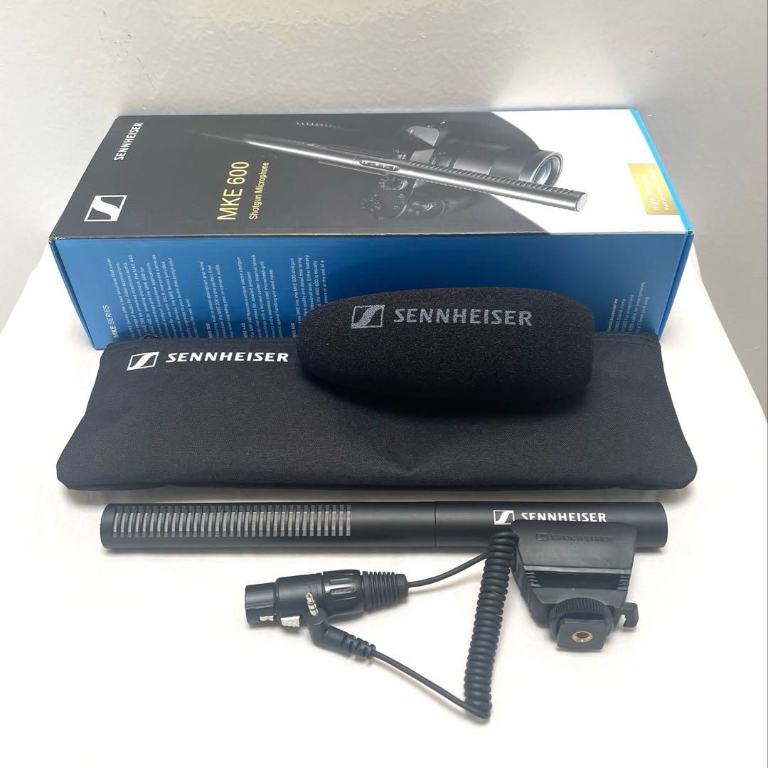 【美品】SENNHEISER MKE600①コンデンサーマイク