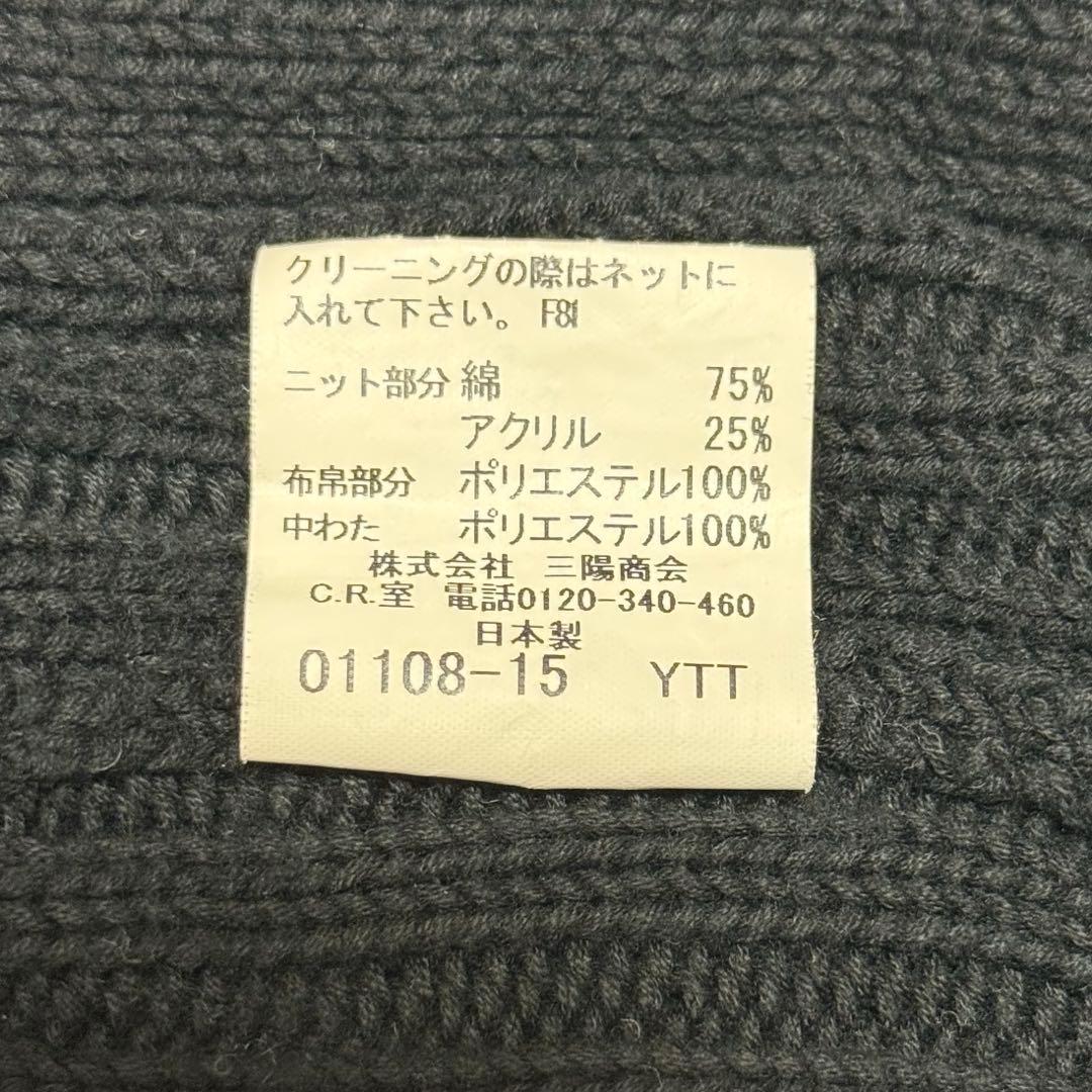 BURBERRY GOLF ダウンベスト ニット ブラック ホースロゴ