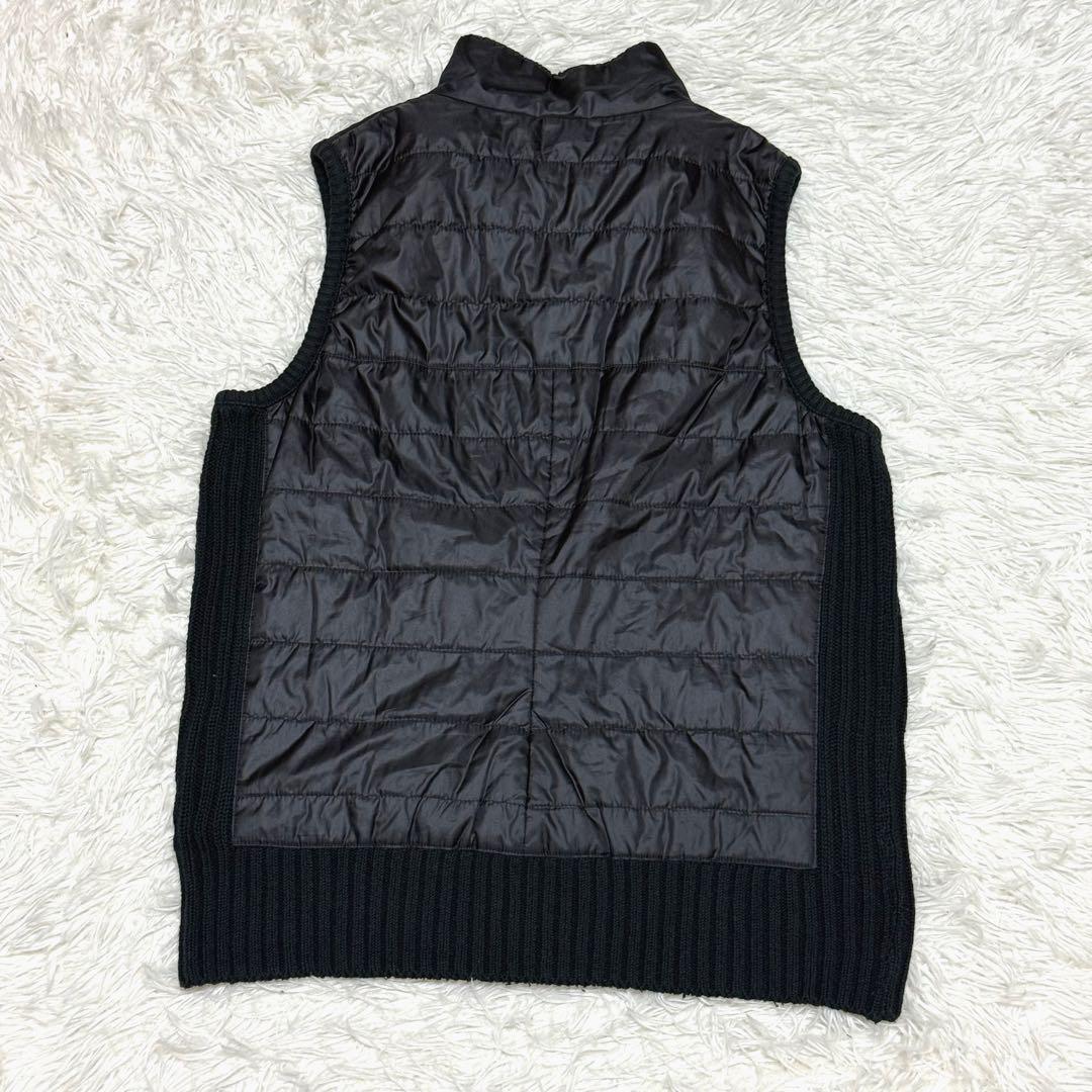 BURBERRY GOLF ダウンベスト ニット ブラック ホースロゴ