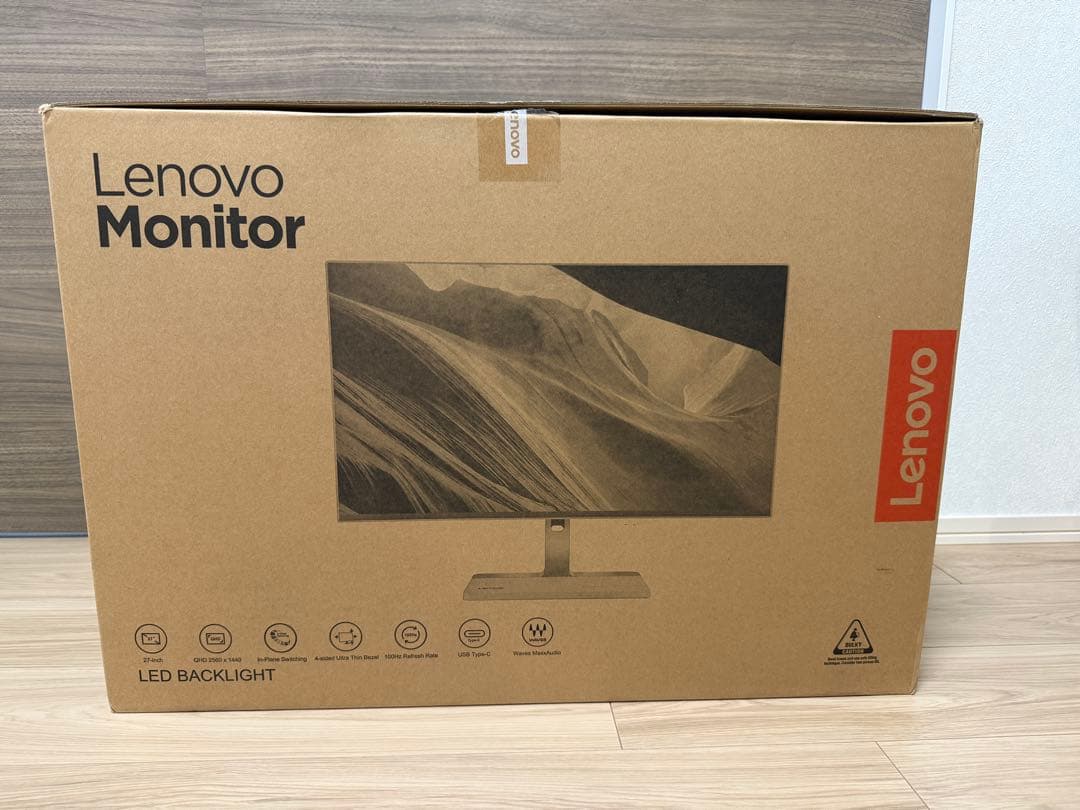 【中古美品】Lenovo L27h-4A 27インチ QHDモニター