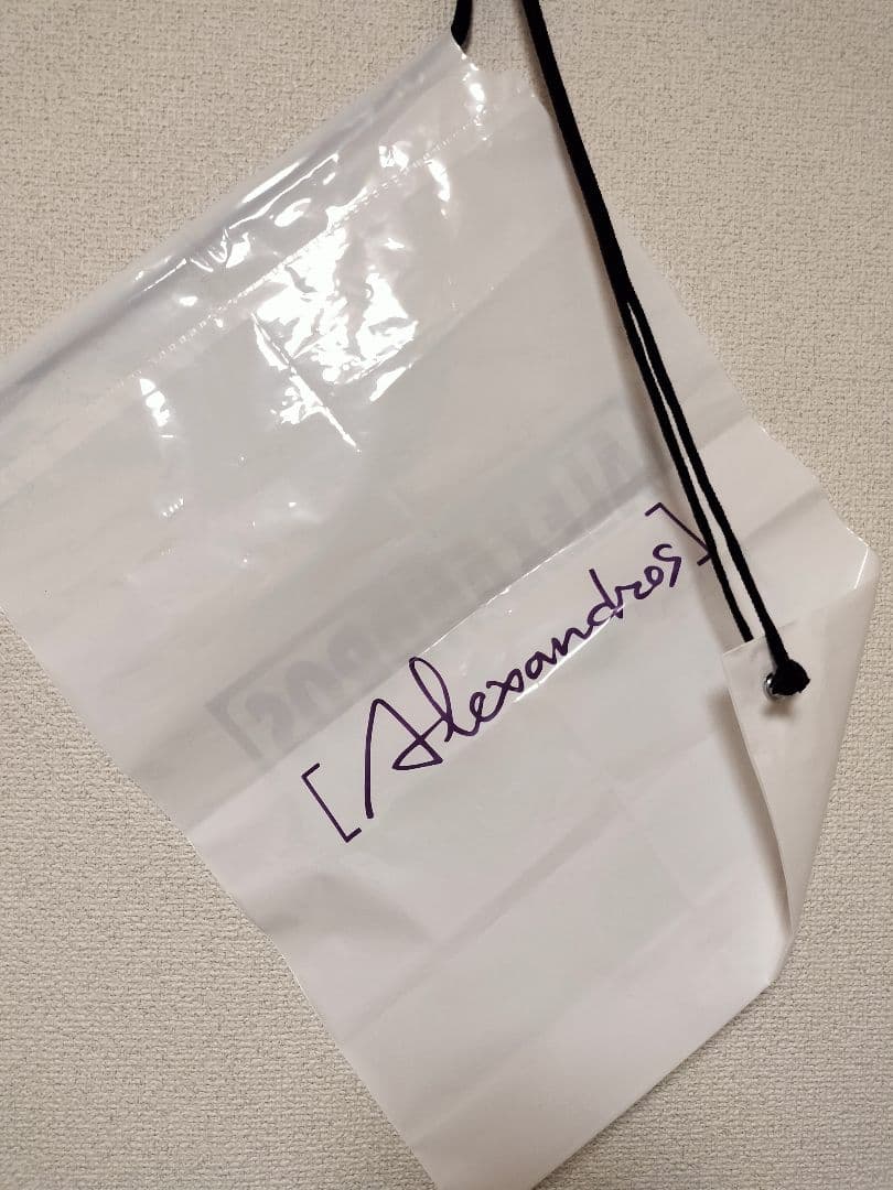 [Alexandros] パープル トラックジャケット S ショップバッグ付き