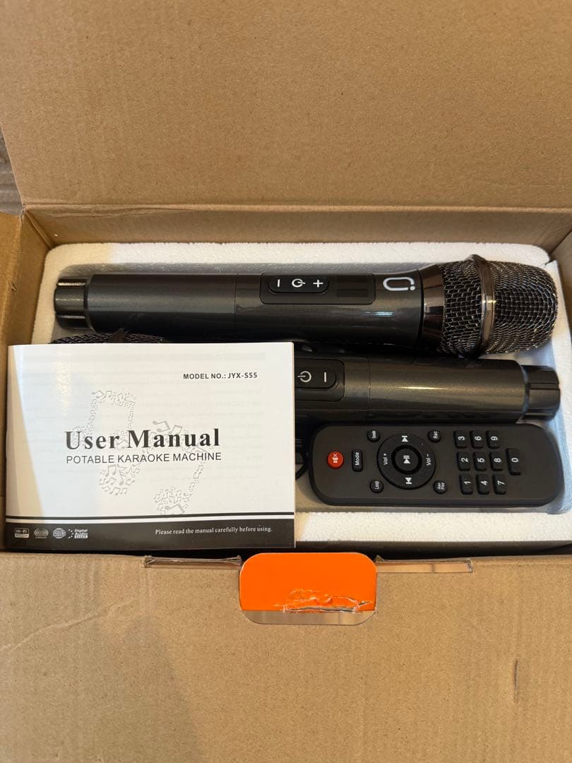 JWH-855 ポータブルスピーカー マイク付き