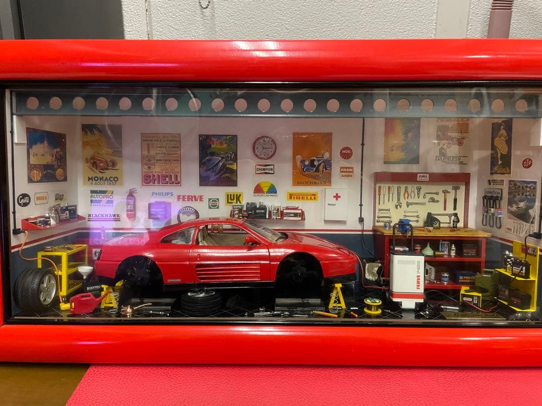 フェラーリ348 TB　ミニガレージセット