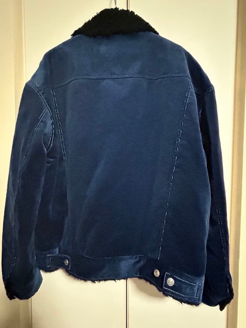 う*ら様 MARNI ネイビー コーデュロイジャケット　サイズ46 マルニ