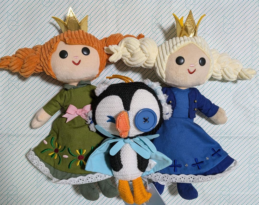 アナ雪　アナ&エルサ&サー・ヨルゲンビョルゲン　ぬいぐるみ