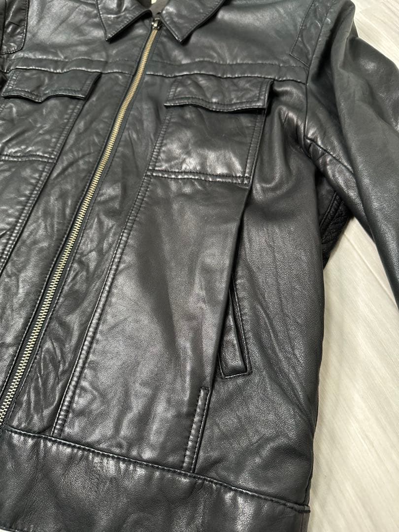 ジャケット・アウター short length lamb skin jacket