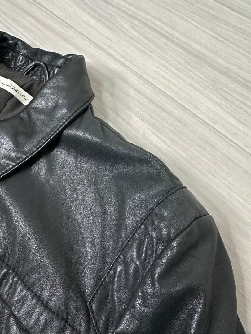 ジャケット・アウター short length lamb skin jacket