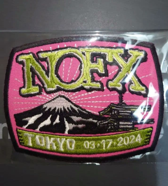NOFX ファイナルツアー東京パンスプ会場限定パッチ、ワッペン
