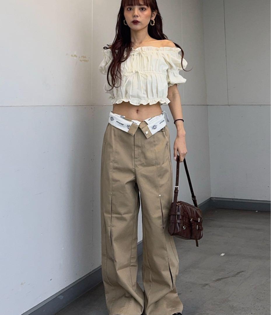 SLY Dickies ホール ストレート パンツ