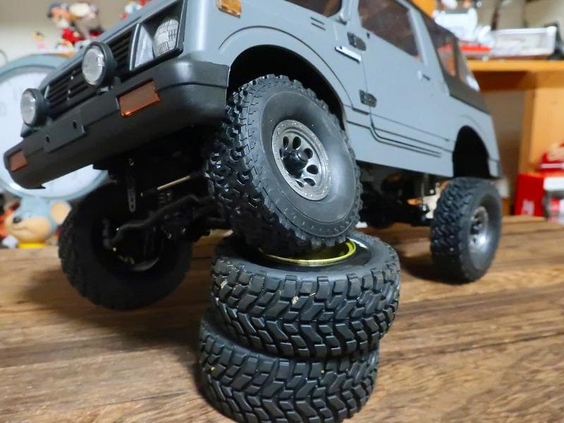 WPL 1/10 ジムニー C74-1 フルセット カスタム グレー クローラー