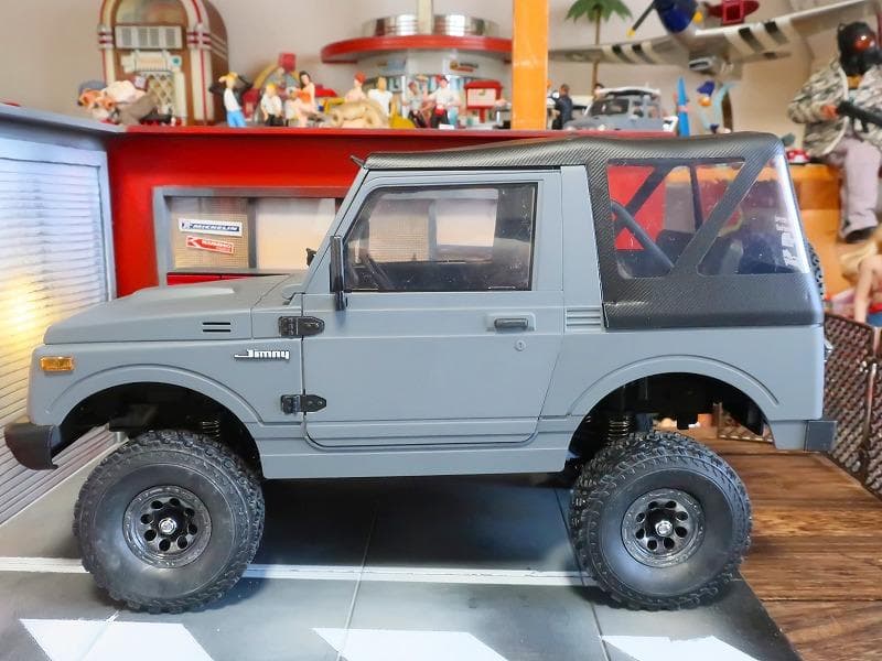 WPL 1/10 ジムニー C74-1 フルセット カスタム グレー クローラー