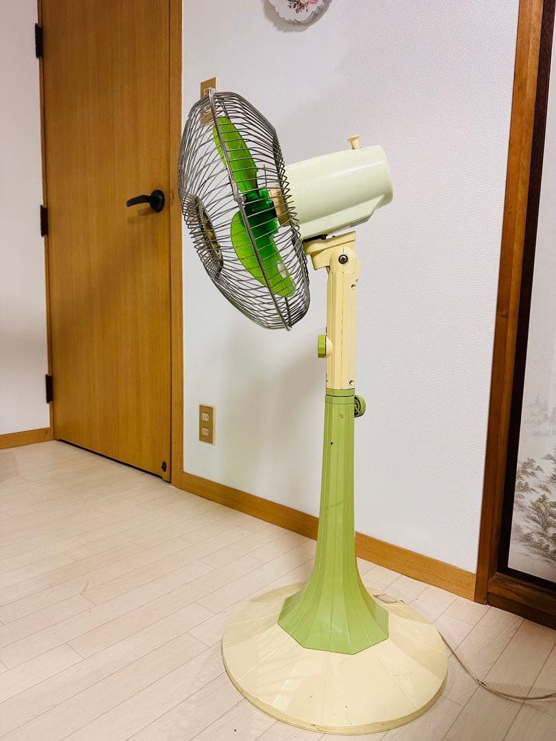 昭和レトロ National ナショナル 扇風機 洋間扇 3枚羽 F-30W1K