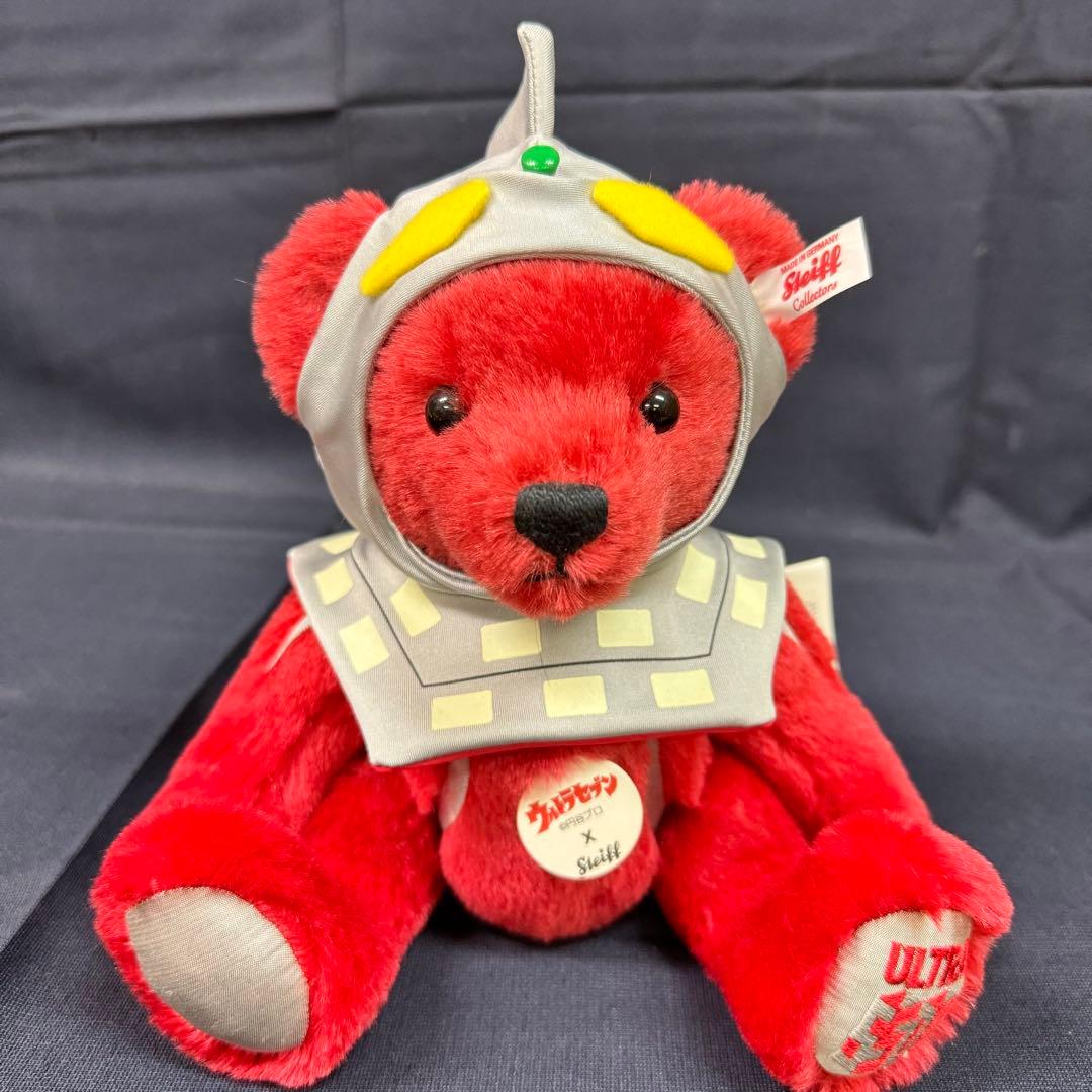 138-26限定品 シュタイフ ウルトラセブンコラボ 2017年 テディベア