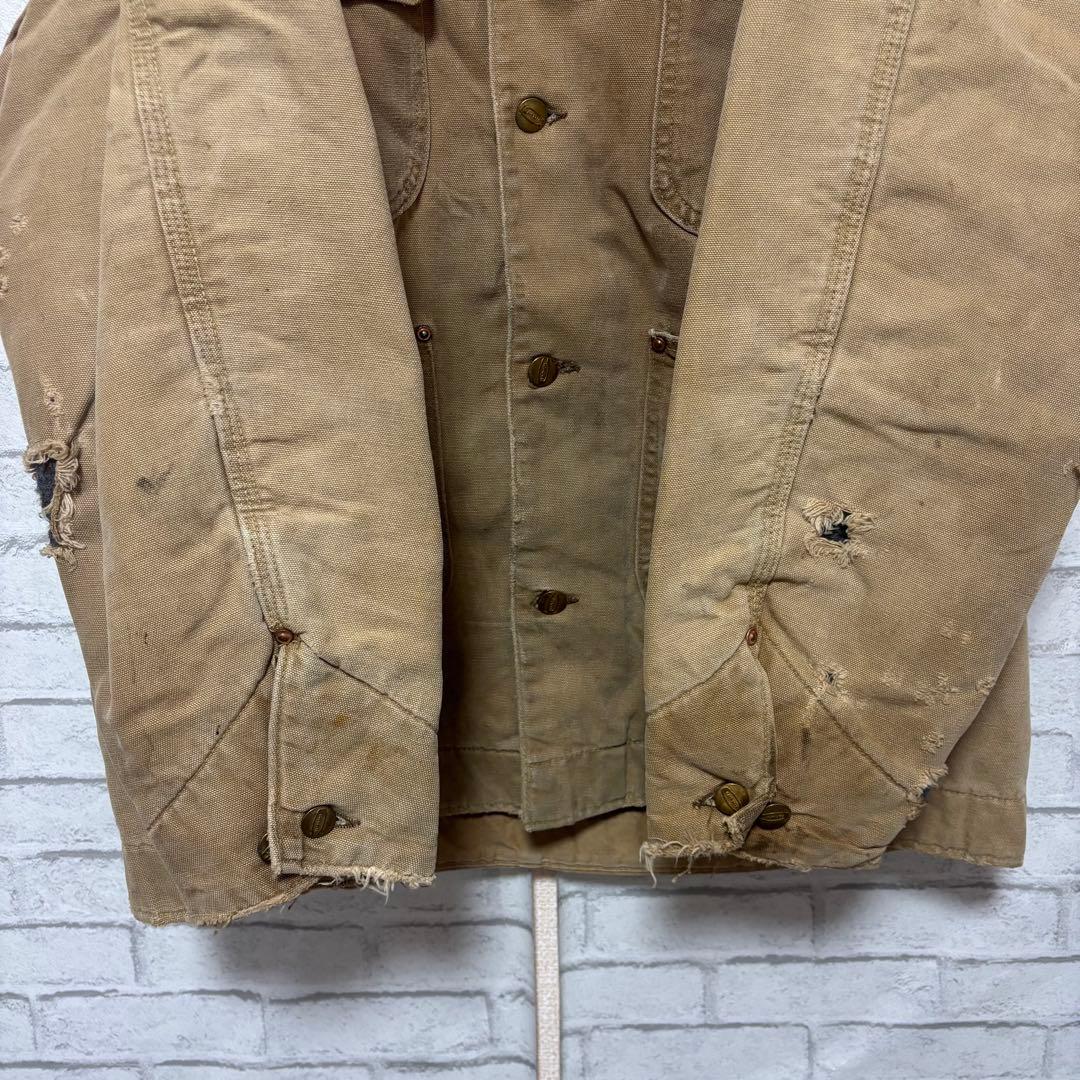 【n.】カーハート ミシガンチョアコート デカC ブラウン BRN M程度