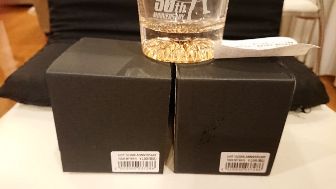 矢沢永吉 50thアニバーサリーツアーMYWAY会場限定 ロックグラス 2個